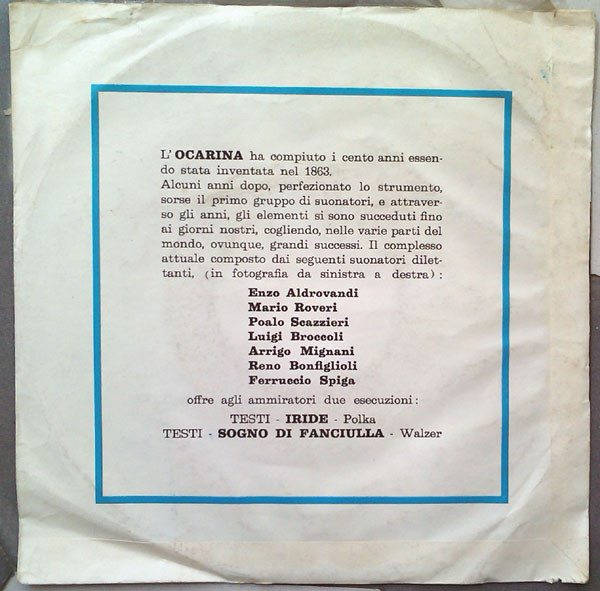 baixar álbum Gruppo Ocarinistico Budriese - Iride Polka Sogno Di Fanciulla