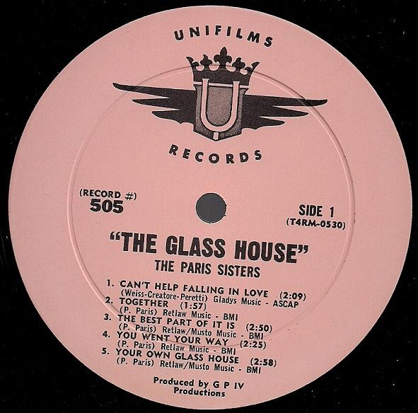 baixar álbum The Paris Sisters - Sing From The Glass House