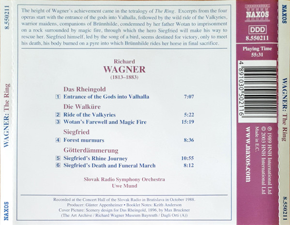 télécharger l'album Wagner, Uwe Mund, Slovak Radio Symphony Orchestra - The Ring Orchestral Hightlights