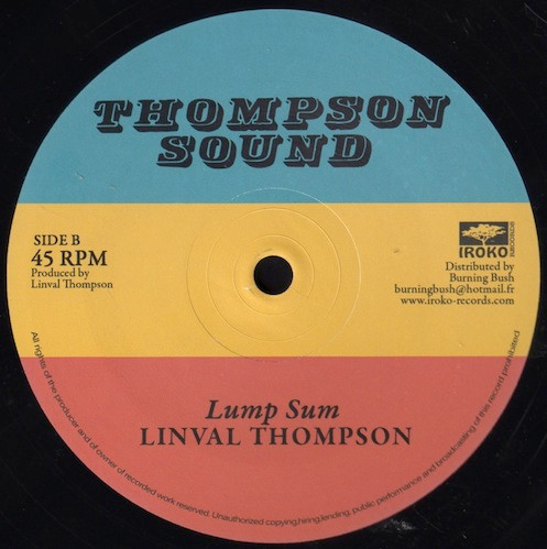 descargar álbum Linval Thompson - Give Me Back What You Take From The Poor Lump Sum