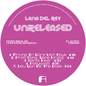 Lana Del Rey – Unreleased (2015, Clear, Vinyl) - Discogs