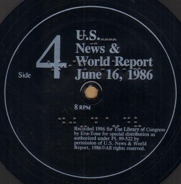 ladda ner album Unknown Artist - US News World Report June 16 1986