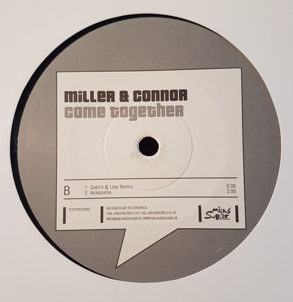 descargar álbum M Miller & Jim Connor - Come Together