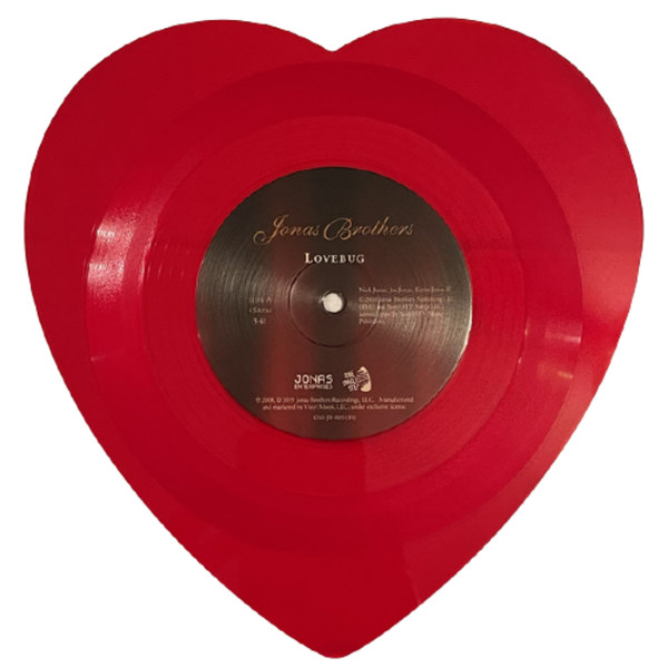 Jonas Brothers – Lovebug (2019, Red Heart-Shaped Vinyl) Discogs