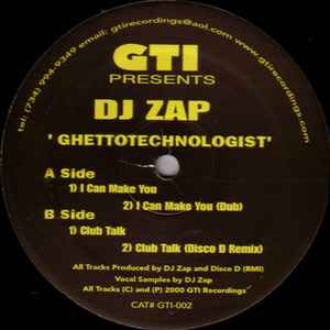 DJ Zap - Ghettotechnologist album cover