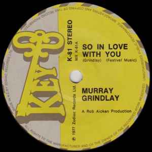 Murray Grindlay - So In Love With You album cover