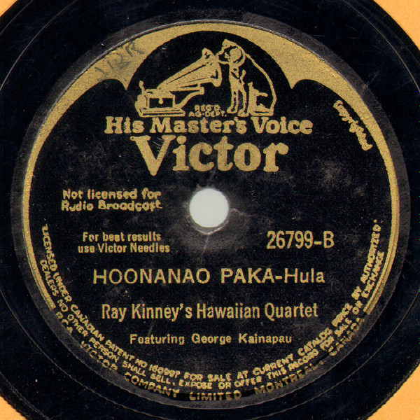 Album herunterladen Ray Kinney's Hawaiian Quintet - Lovely Hula Hands Hoonanao Paka