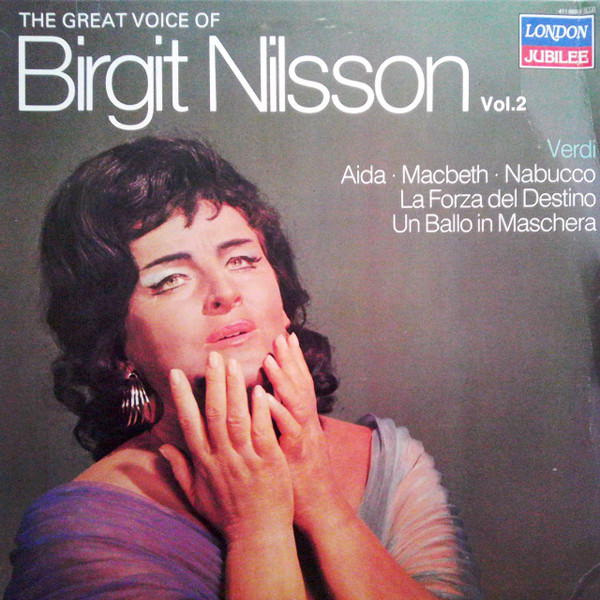 lataa albumi Birgit Nilsson, Verdi - The Great Voice Of Birgit Nilsson Vol 2