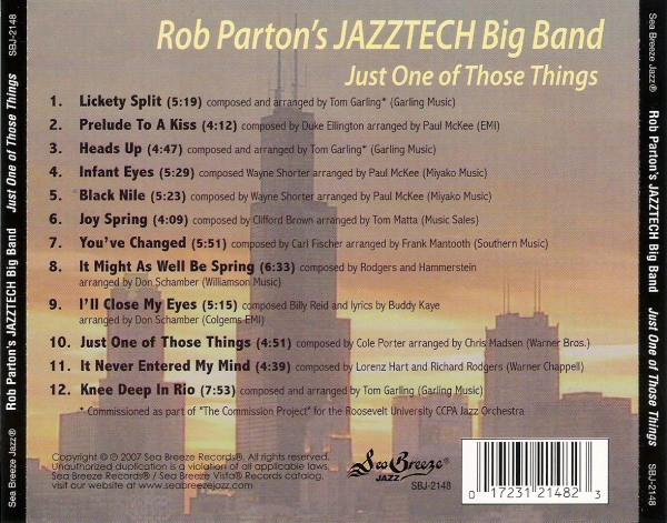 baixar álbum Rob Parton's Jazztech Big Band - Just One Of Those Things