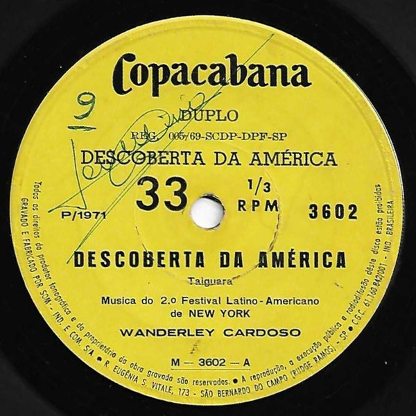 descargar álbum Wanderley Cardoso - Descoberta Da America