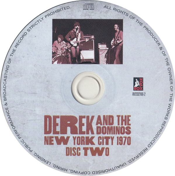 last ned album Derek & The Dominos - New York City 1970