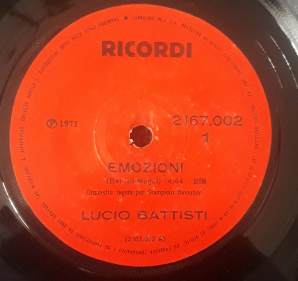 Battisti Lucio - Emozioni