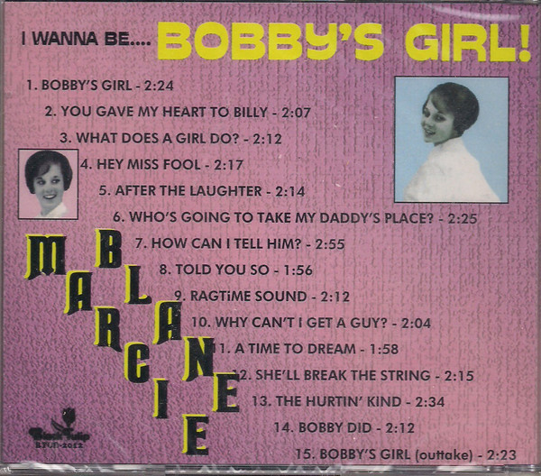 ladda ner album Marcie Blane - I Wanna BeBobbys Girl