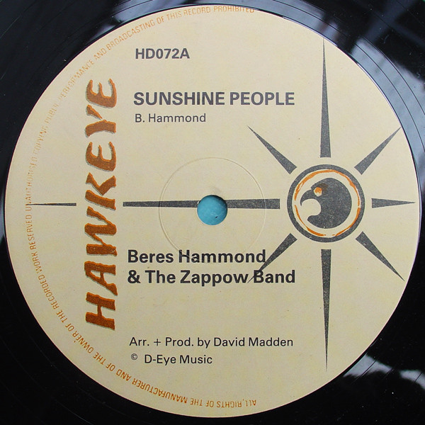 descargar álbum Beres Hammond & The Zappow Band - Sunshine People
