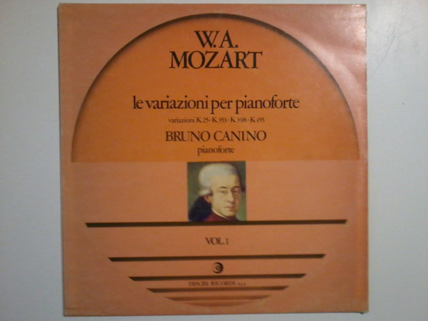 lataa albumi Bruno Canino - WA Mozart Le variazioni per Pianoforte Vol1