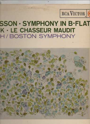 Chausson Franck Munch Boston Symphony Symphony In B Flat