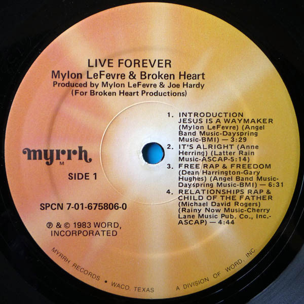 Album herunterladen Mylon LeFevre & Broken Heart - Live Forever