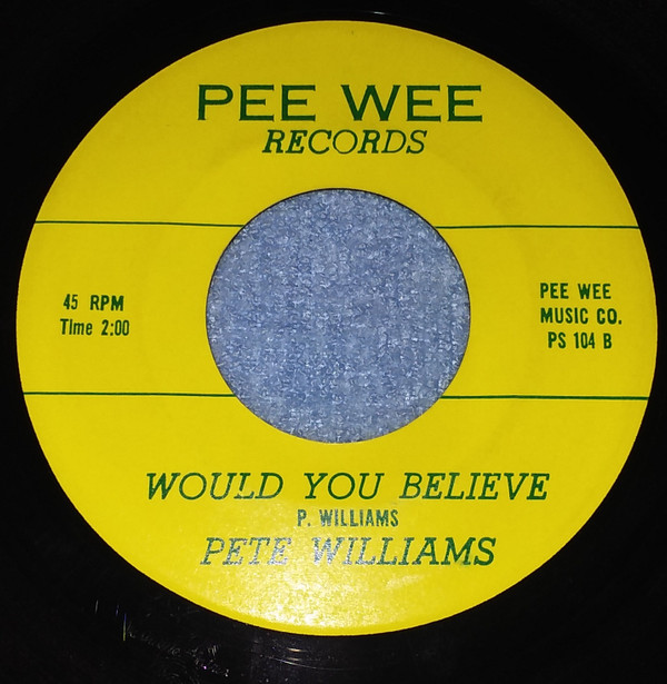 Album herunterladen Pete Williams - Im Gettin My Kicks Would You Believe