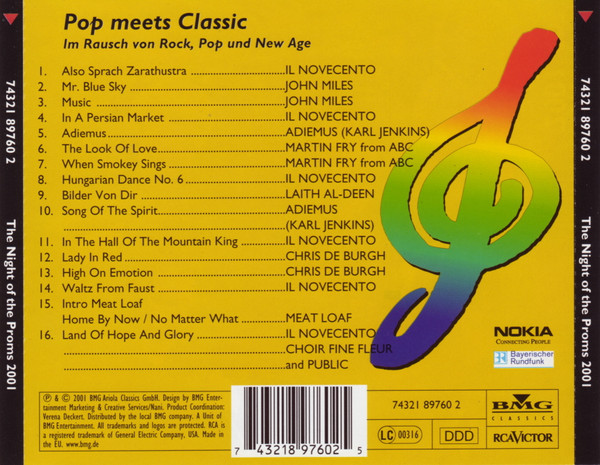 Album herunterladen Various - The Night Of The Proms 2001 Pop Meets Classic