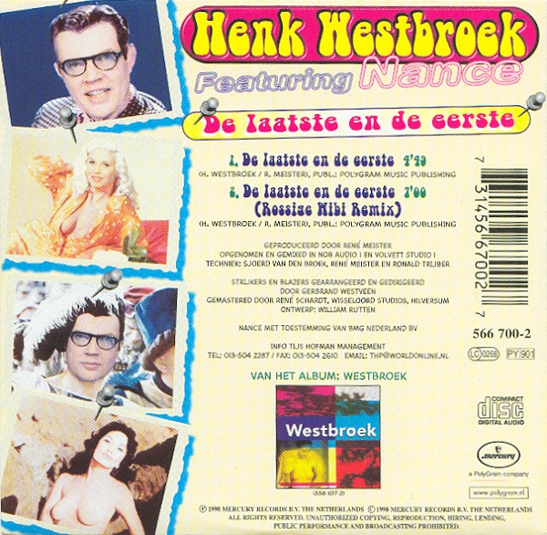 last ned album Henk Westbroek Featuring Nance - De Laatste En De Eerste