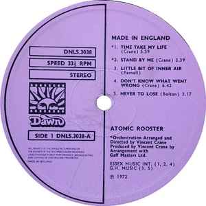 Atomic Rooster – Made In England (1972, Blue Denim Cover, Vinyl