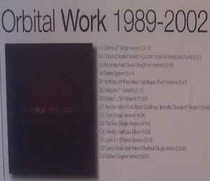 Orbital – Work 1989-2002 (2002, Vinyl) - Discogs