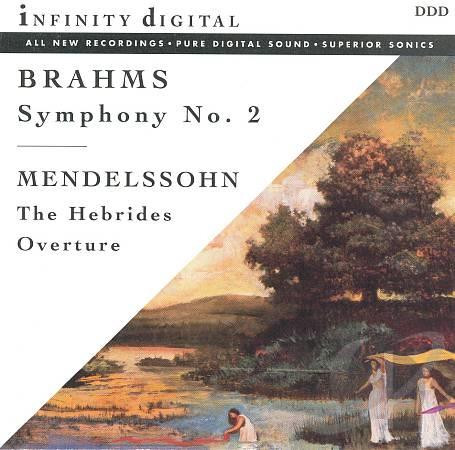 last ned album Brahms Mendelssohn Jahni Mardjani, Georgian Festival Orchestra - Symphony No 2 The Hebrides Overture