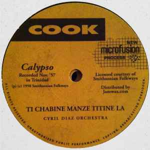Cyril Diaz & Orchestra - Ti Chabine Manze Titine La / Mme. Killio album cover