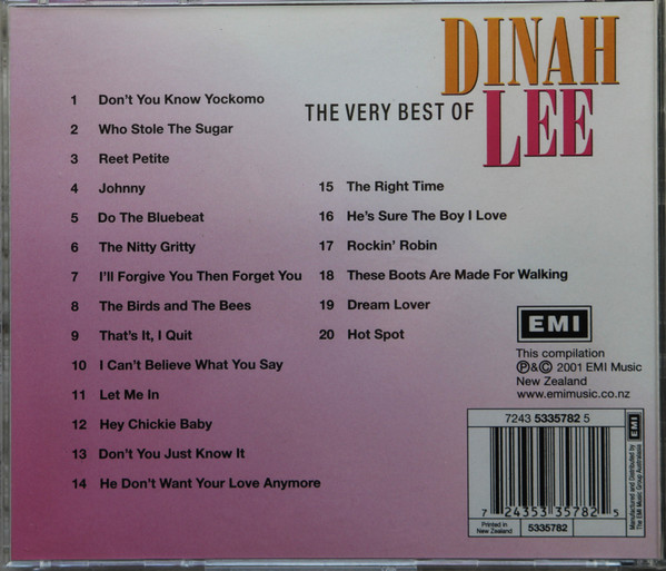 last ned album Dinah Lee - The Very Best Of Dinah Lee