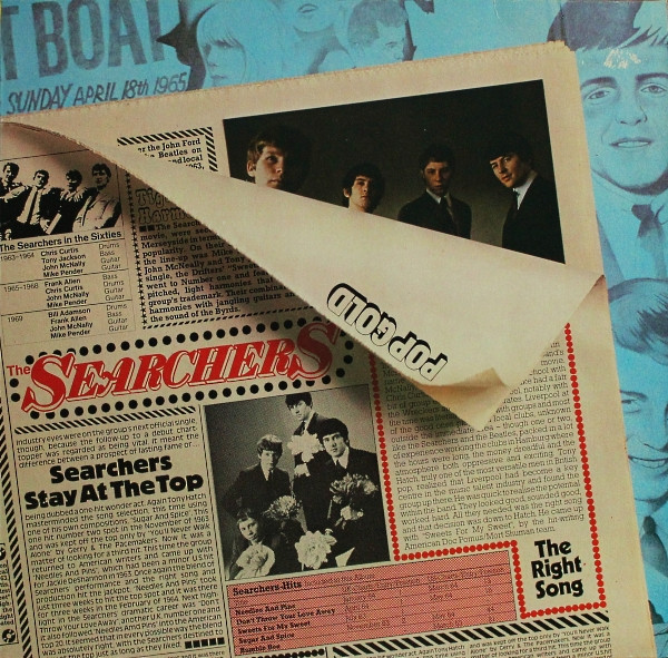 Обложка конверта виниловой пластинки The Searchers - Pop Gold