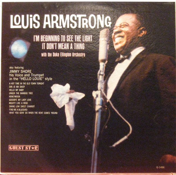 Armstrong, Louis (+ Jimmy Shore) / I'm Beginning to See the Light (1965) /  Guest Star GS-1486 (Album, 12 Vinyl)