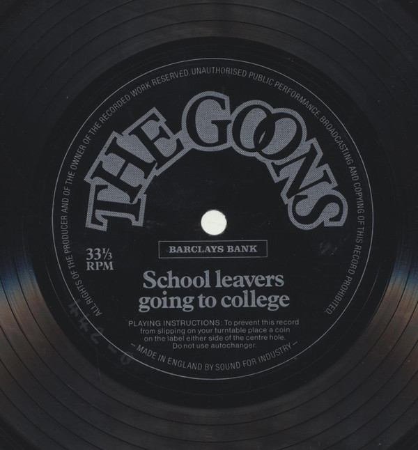 Album herunterladen The Goons - School Leavers Going To College School Leavers Going To Work