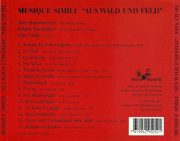 télécharger l'album Musique Simili - Aus Wald Und Feld