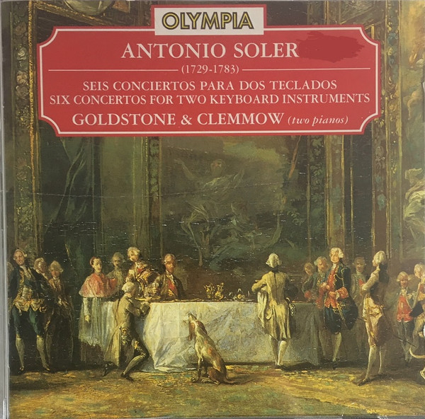 【CD】ANTONIO SOLER Six Concertos for Two Keyboard Instruments/GOLDSTONE & CLEMMOW●OLYMPIA●ソレール/ゴールドストーン&クレモウ