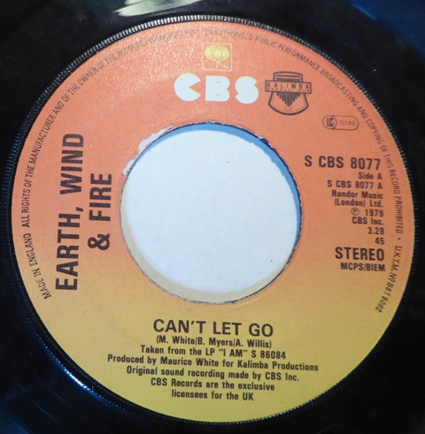 Earth, Wind & Fire - Can't Let Go (Audio) 