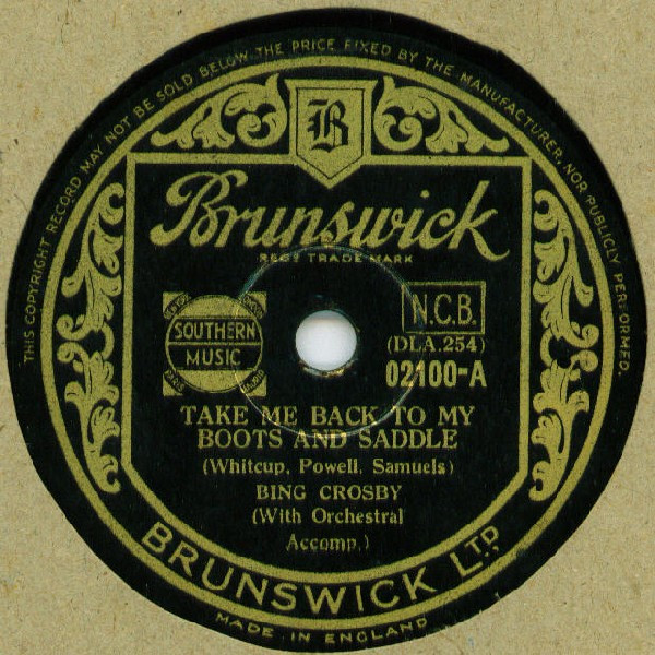 last ned album Bing Crosby - Take Me Back To My Boots And Saddle On Treasure Island