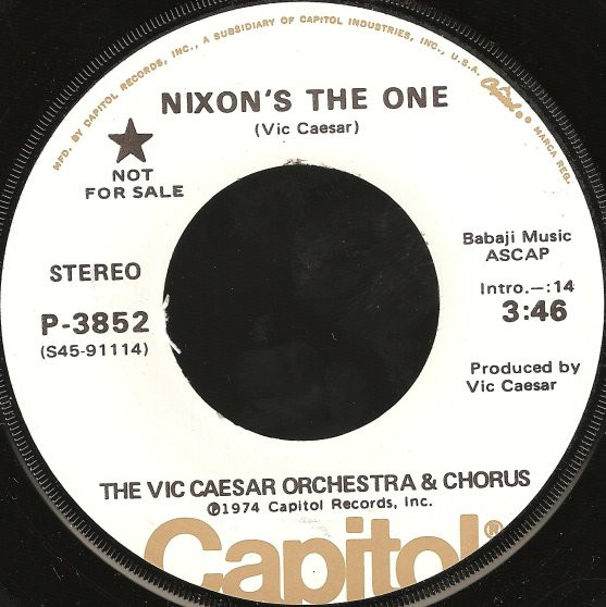 baixar álbum The Vic Caesar Orchestra & Chorus - Nixons The One