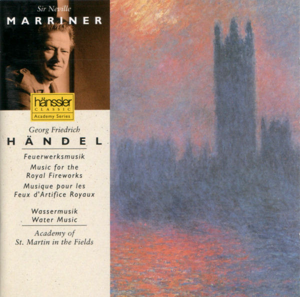 Album herunterladen Georg Friedrich Händel Academy Of St Martin In The Fields, Sir Neville Marriner - Music For The Royal Fireworks Water Music Feuerwerksmusik Wassermusik