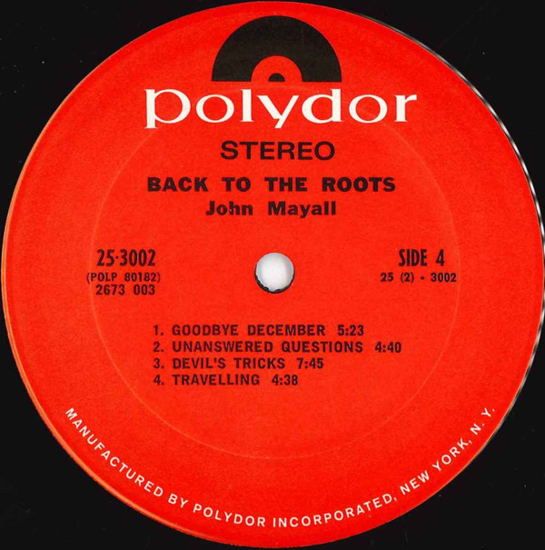 John Mayall - Back To The Roots | Polydor (25-3002) - 7