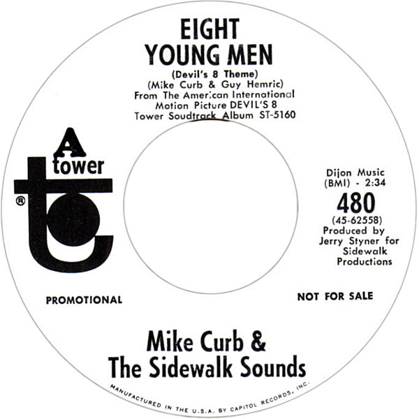 lataa albumi Mike Curb & The Sidewalk Sounds Various - Eight Young Men Lets Go
