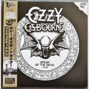 Ozzy Osbourne – Speak Of The Devil Tour (2021, White, Vinyl) - Discogs