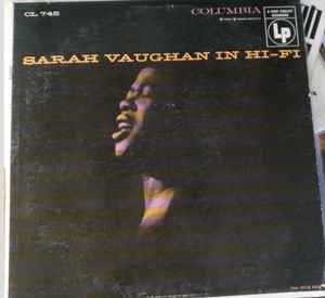 Sarah Vaughan – Sarah Vaughan In Hi-Fi (1955, Vinyl) - Discogs
