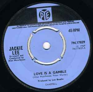 Jackie Lee (2) - Love Is A Gamble album cover
