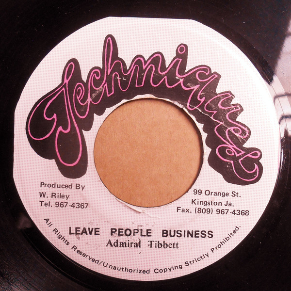 Admiral Tibet – Leave People Business (Vinyl) - Discogs