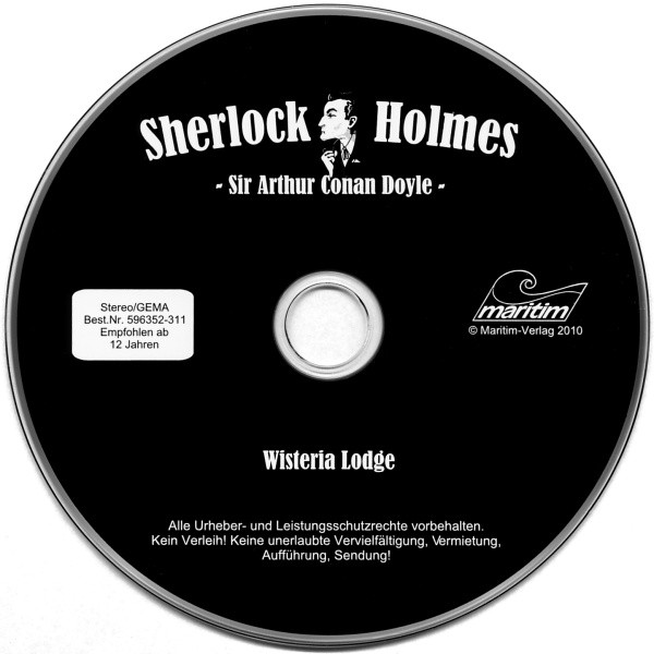 last ned album Download Sir Arthur Conan Doyle - Sherlock Holmes 52 Wisteria Lodge album