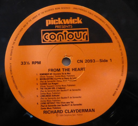 ladda ner album Richard Clayderman - From The Heart