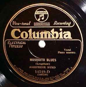 Josephine Byrd - Mosquito Blues / Take It Away From Here album cover