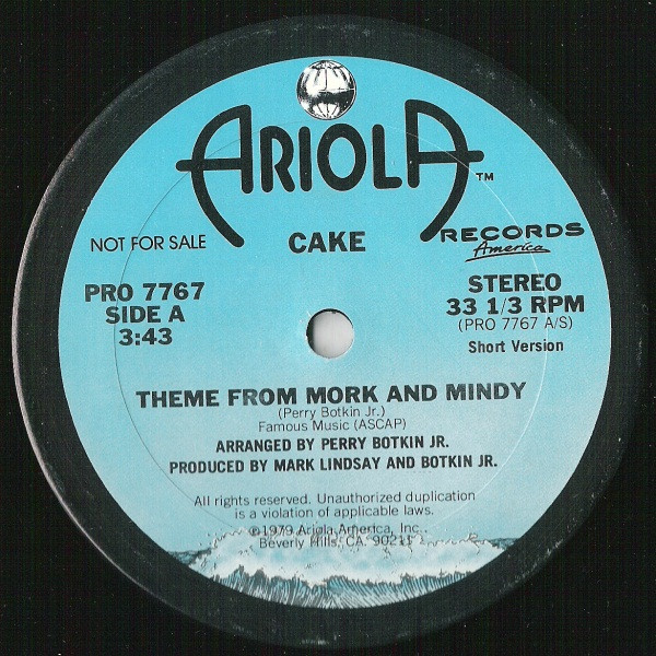 Album herunterladen Cake - Theme From Mork And Mindy