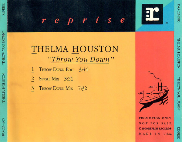 Thelma Houston – Throw You Down (1990, CD) - Discogs