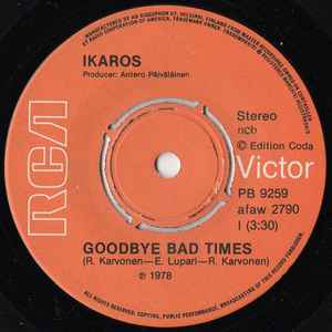 Ikaros (2) - Goodbye Bad Times / Time For A Start album cover